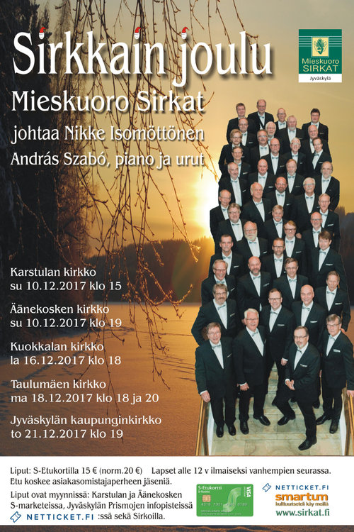 Sirkkain Joulu - Mieskuoro Sirkkojen joulukonsertti Sirkkain Joulu - Mieskuoro Sirkkojen joulukonsertti