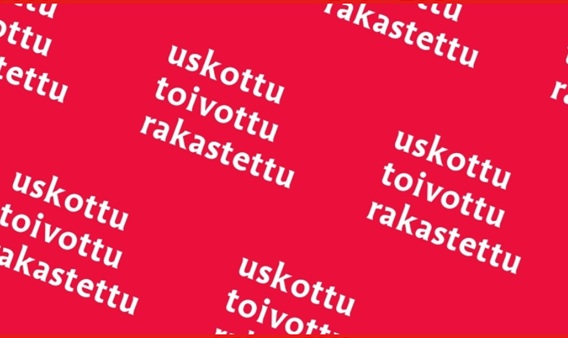 Vaalitausta, uskottu, toivottu, rakastettu