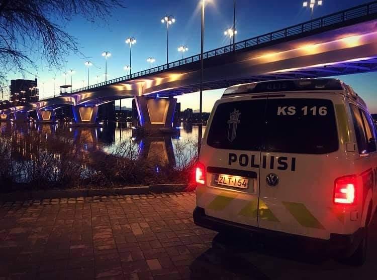Poliisi Jyväskylässä,  kuva Sisä-Suomen poliisilaitos.