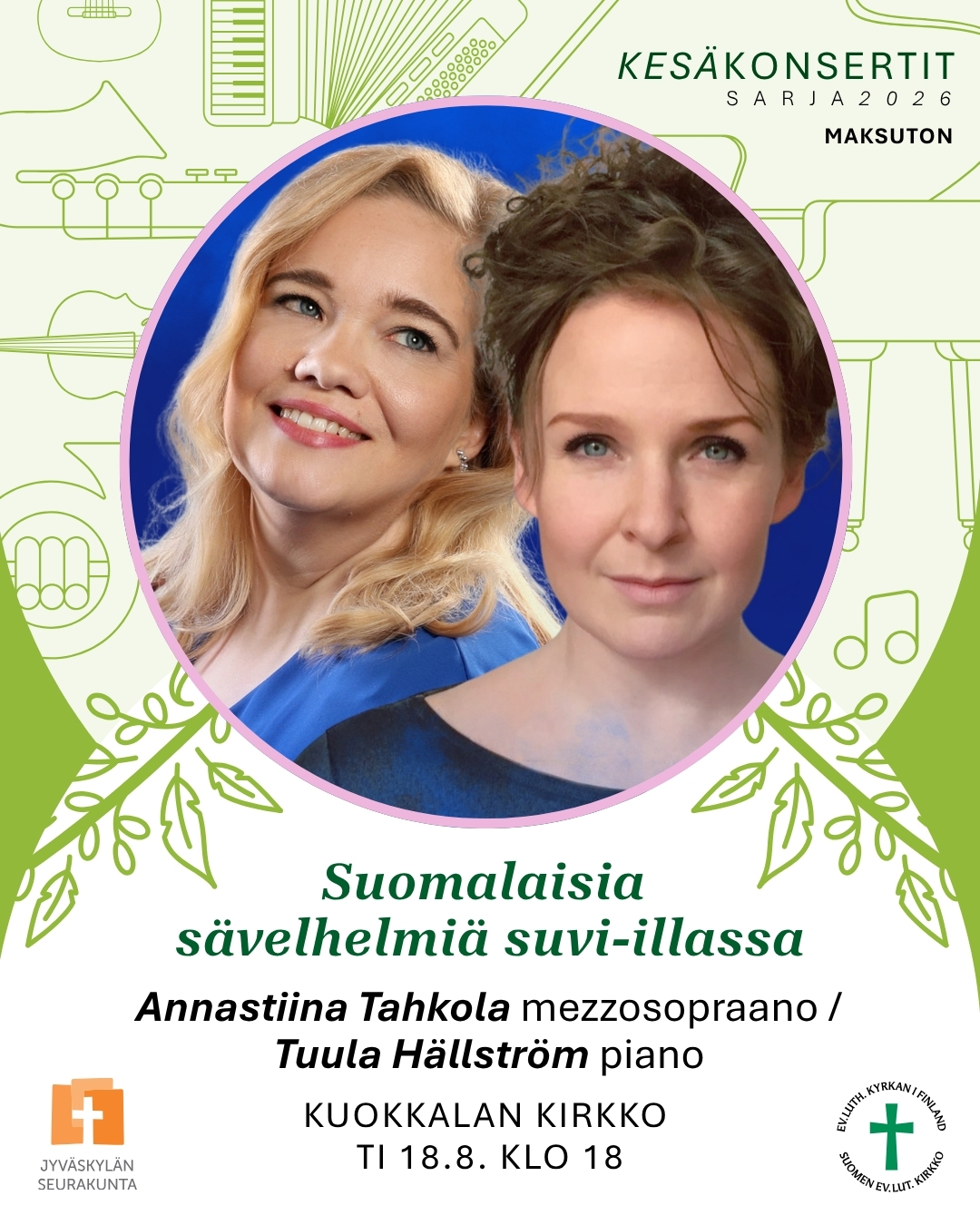 Annastiina Tahkola ja Tuula Hällström