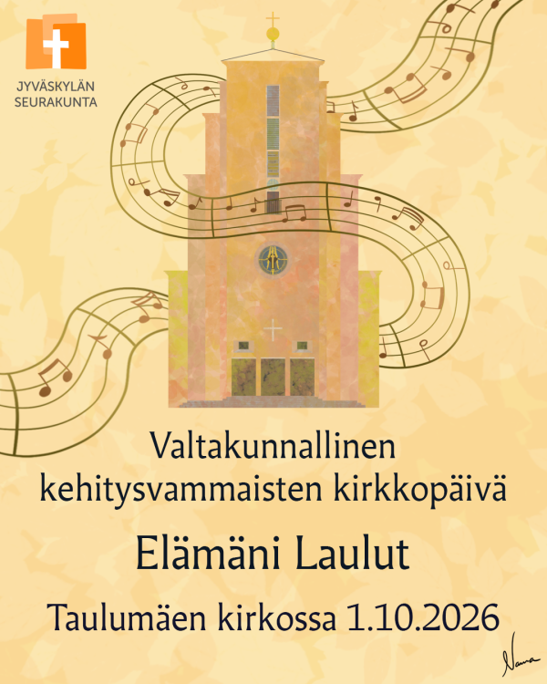 Taulumäen kirkko, mainos kirkkopäivästä