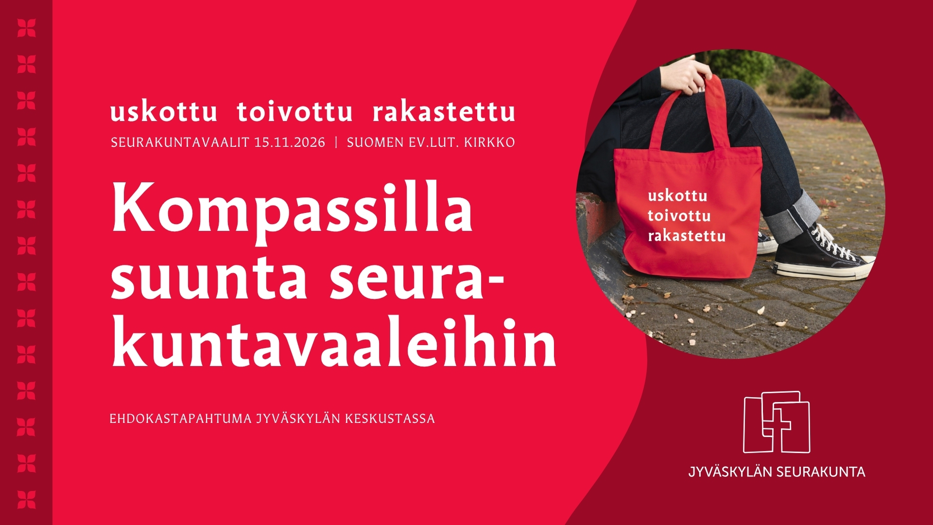 Seurakuntavaalien katukampanjointitapahtumasta kuvituskuva