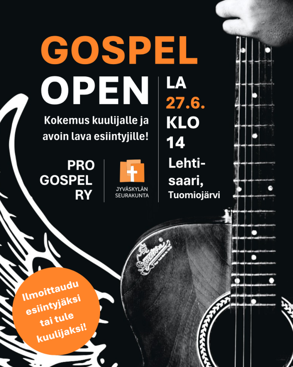Gospel Open -infokuva