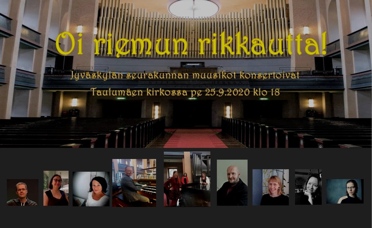 Oi riemun rikkautta -Kirkkokonsertti Jukka Hassinen