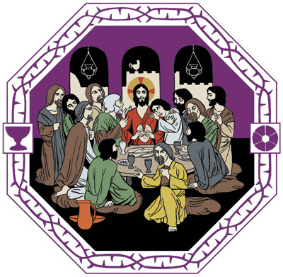 Jeesus ja oppilaat yhteisellä aterialla