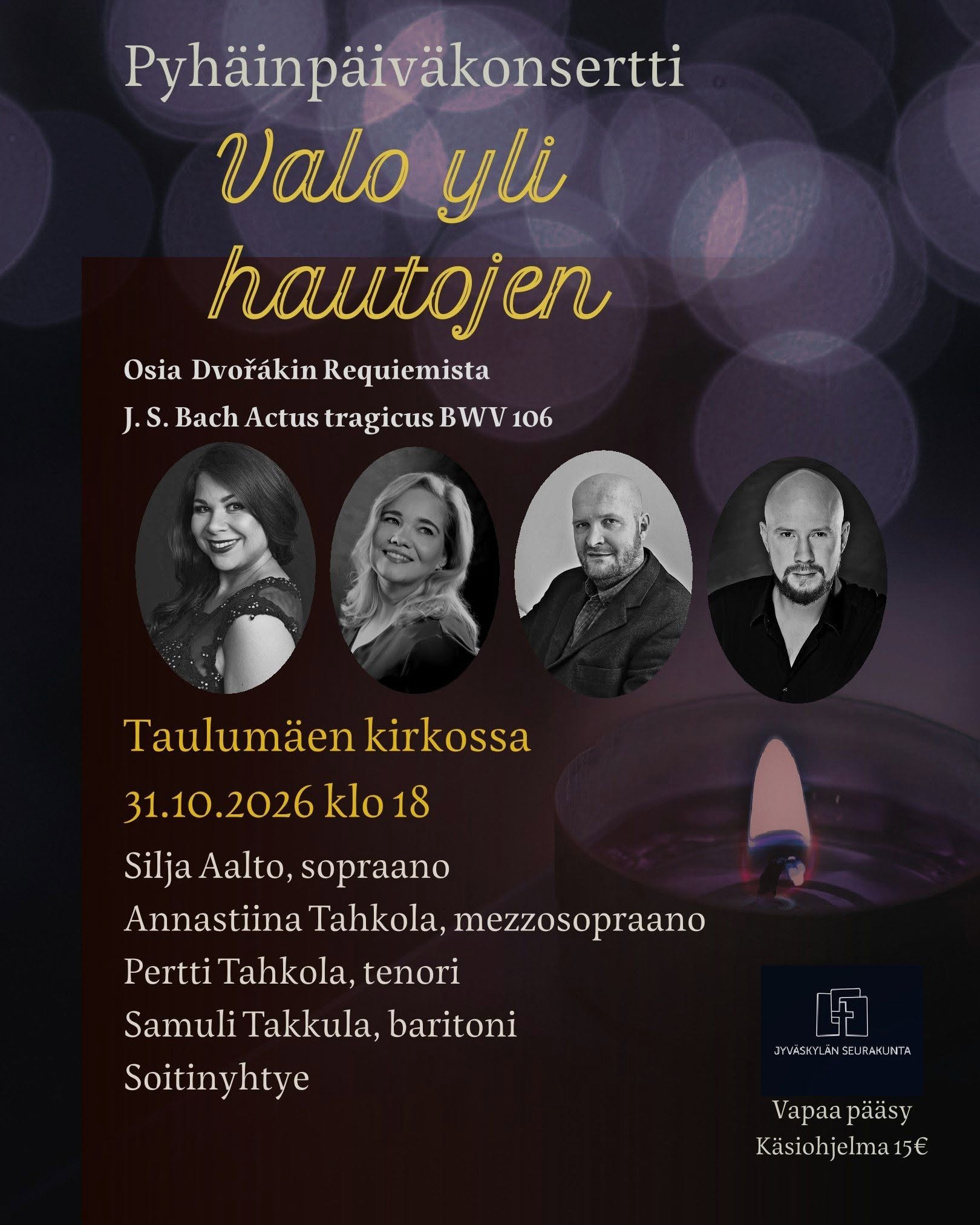 Pyhäinpäiväkonsertti - Silta yli hautojen