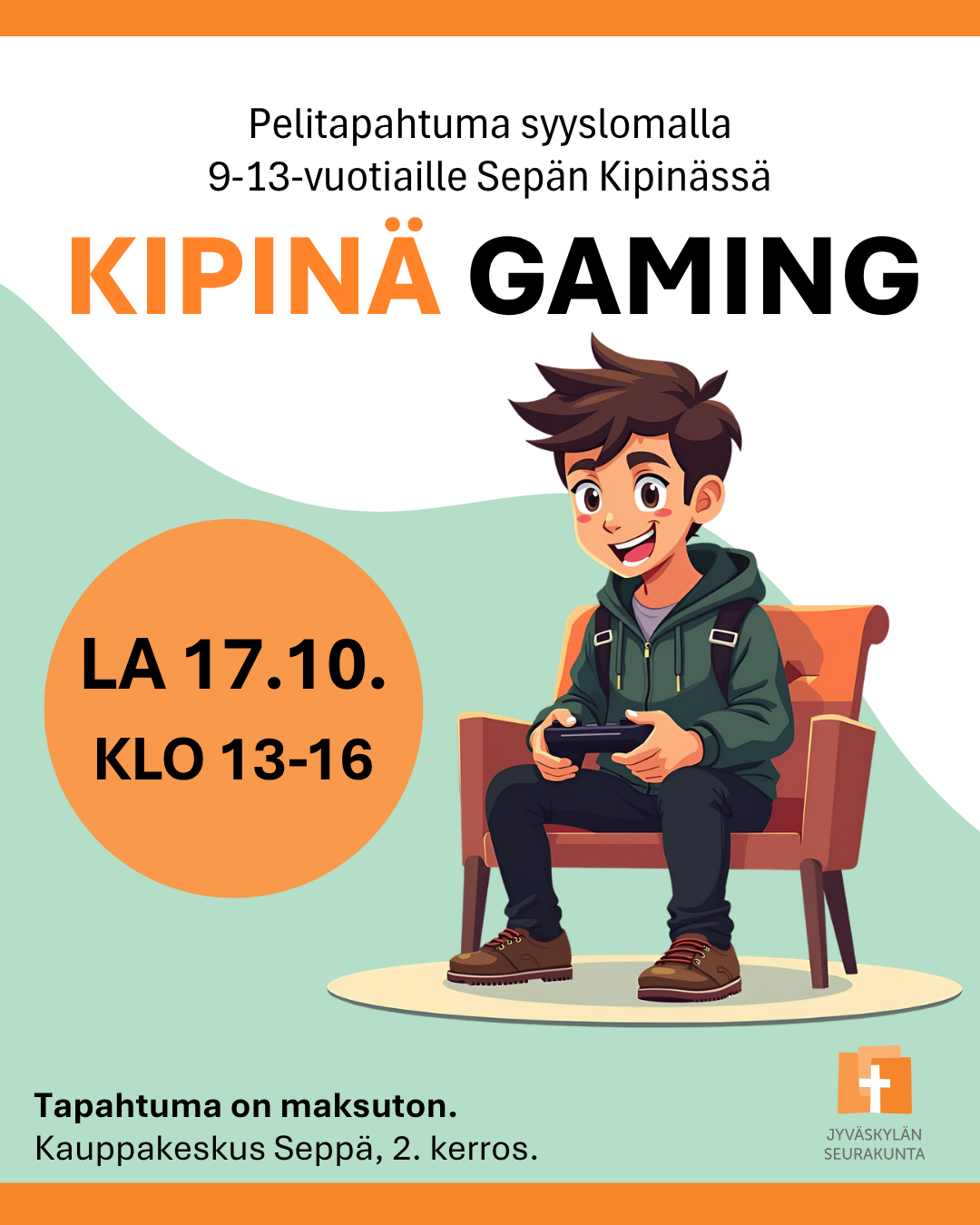 Poika peliohjain kädessä