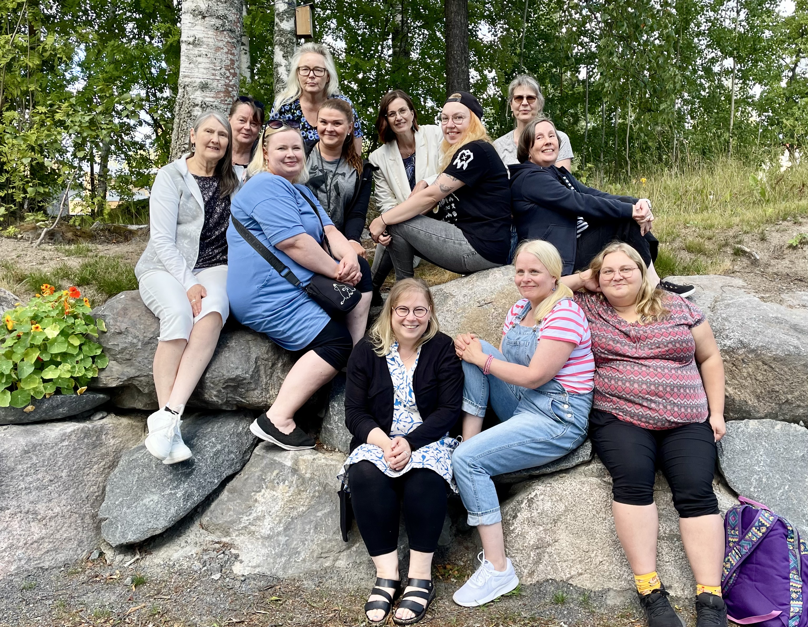 Itäisen alueen varhaiskasvatuksen tiimin jäsenet