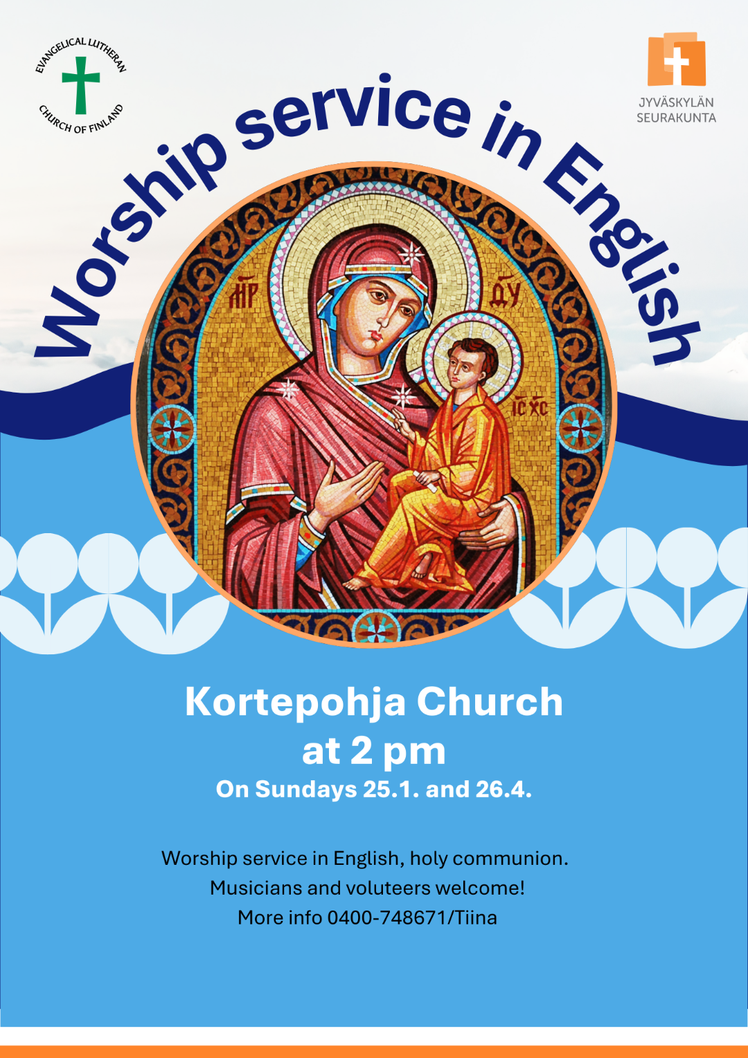 Worship service in English