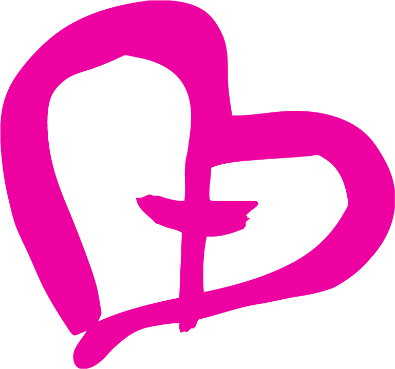 yhteisvastuun sydän logo jossa sisällä risti